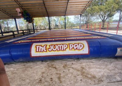 The HUGE Jump Pad in the Sunflower Barn