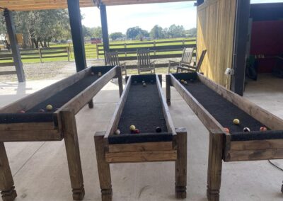 Table pool in the Sunflower Barn